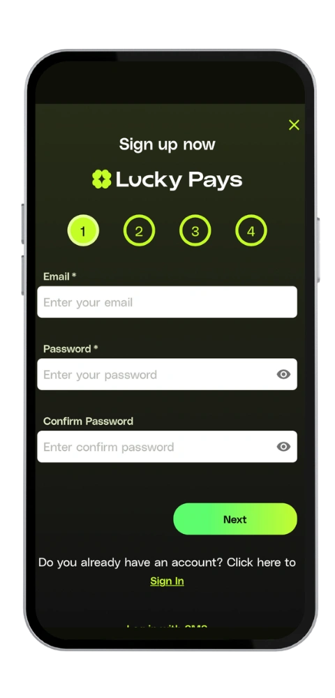 LuckyPays Casino inloggen