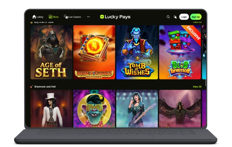 LuckyPays Casino aanmelden