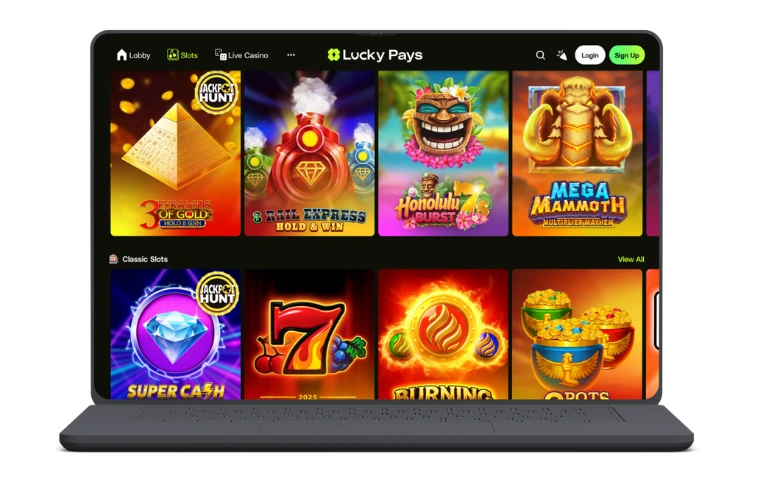 LuckyPays Casino login